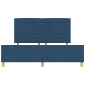 Bettgestell Blau Stoff 180x200 cm