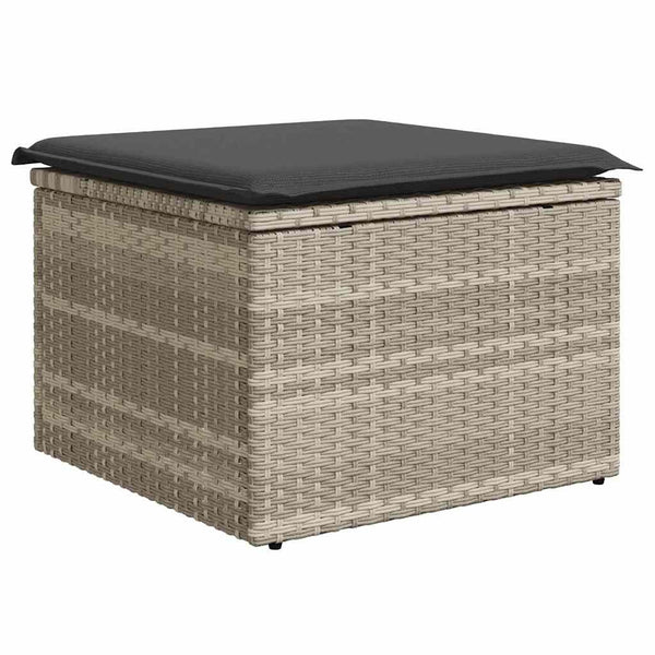 vidaXL Salon de jardin 6 pcs Gris clair et gris foncé Résine tressée