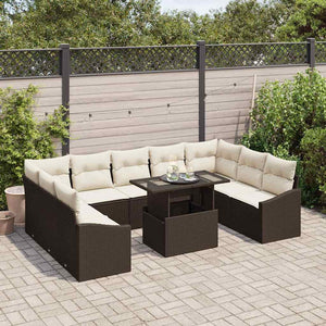 Garten Sofa Set mit Kissen & Stauraum