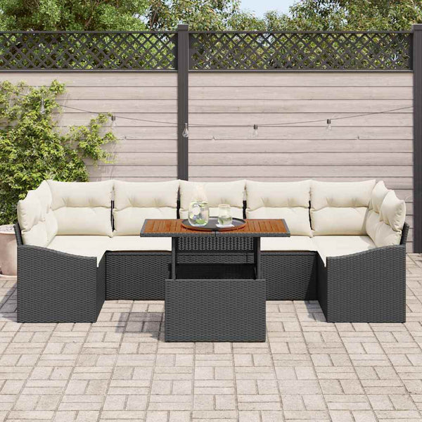 Garten Sofa Set mit Kissen & Stauraum