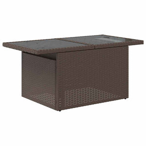 Poly Rattan Gartensofa Set mit Kissen