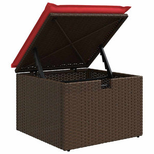 Poly Rattan Gartensofa Set mit Kissen