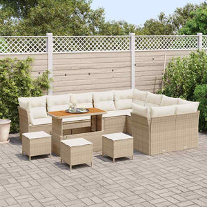 Garten Sofa Set mit Kissen & Stauraum