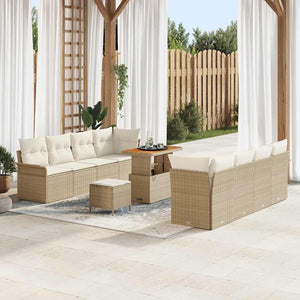 Garten Sofa Set Beige Creme