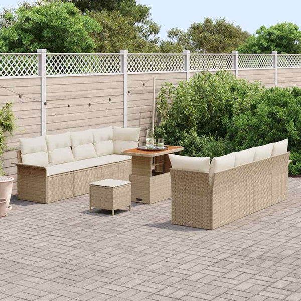 Garten Sofa Set Beige Creme