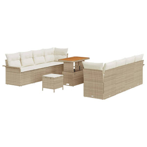 Garten Sofa Set Beige Creme