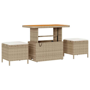 Garten Sofa Set Beige Creme