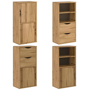Kiefer Beistellschränke 4er Set