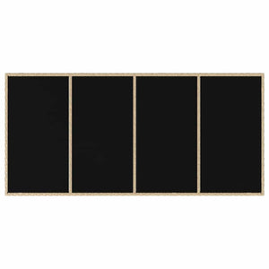 9-teilige Garten Essgruppe Beige Poly-Rattan