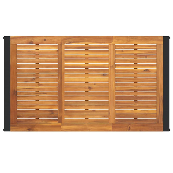 Garten Essgruppe 5-teilig Poly-Rattan Beige Braun