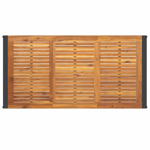 7-teilige Garten Essgruppe Beige Braun Poly-Rattan