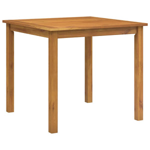 3-teilige Garten Essgruppe Beige Akazie