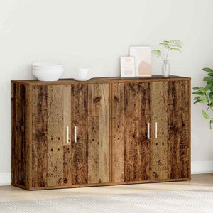 Sideboard 2er Set Altholz 60x31x70 cm