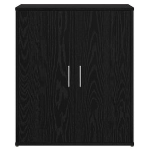 vidaXL Buffet 2 pcs noir aspect chêne 60 x 31 x 70 cm