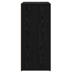 vidaXL Buffet 2 pcs noir aspect chêne 60 x 31 x 70 cm