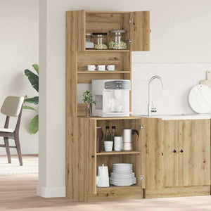 Küchenbuffet Artisan Eiche mit Regal