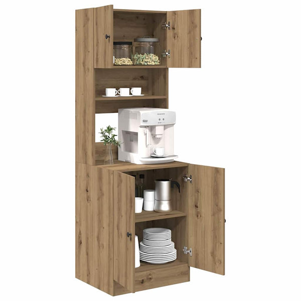Küchenbuffet Artisan Eiche mit Regal