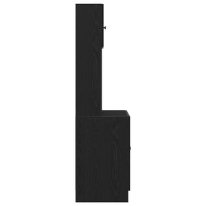 Küchenbuffet 2er Set Schwarz Eiche 180 cm