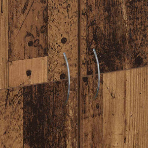 Büroschrank Altholz 60x32x152,5 cm