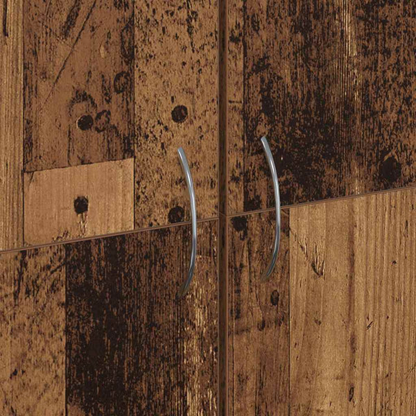Büroschrank Altholz 60x32x152,5 cm