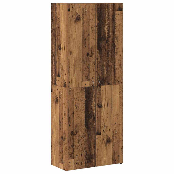 Büroschrank Altholz 60x32x152,5 cm