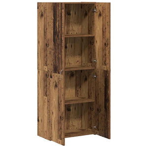 Büroschrank Altholz 60x32x152,5 cm