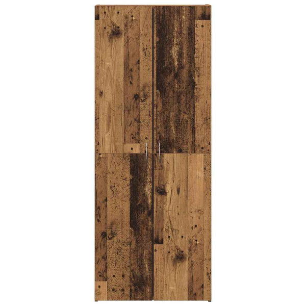 Büroschrank Altholz 60x32x152,5 cm