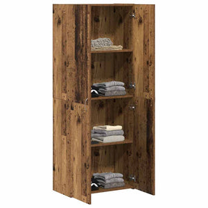 Büroschrank Altholz 60x32x152,5 cm