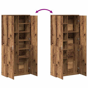 Highboard Altholz 80x35x180cm