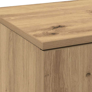 Highboard Eiche 80x35x180cm Holzwerkstoff