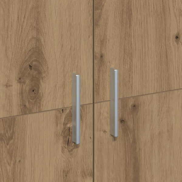 Highboard Eiche 80x35x180cm Holzwerkstoff