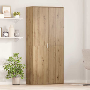 Highboard Eiche 80x35x180cm Holzwerkstoff