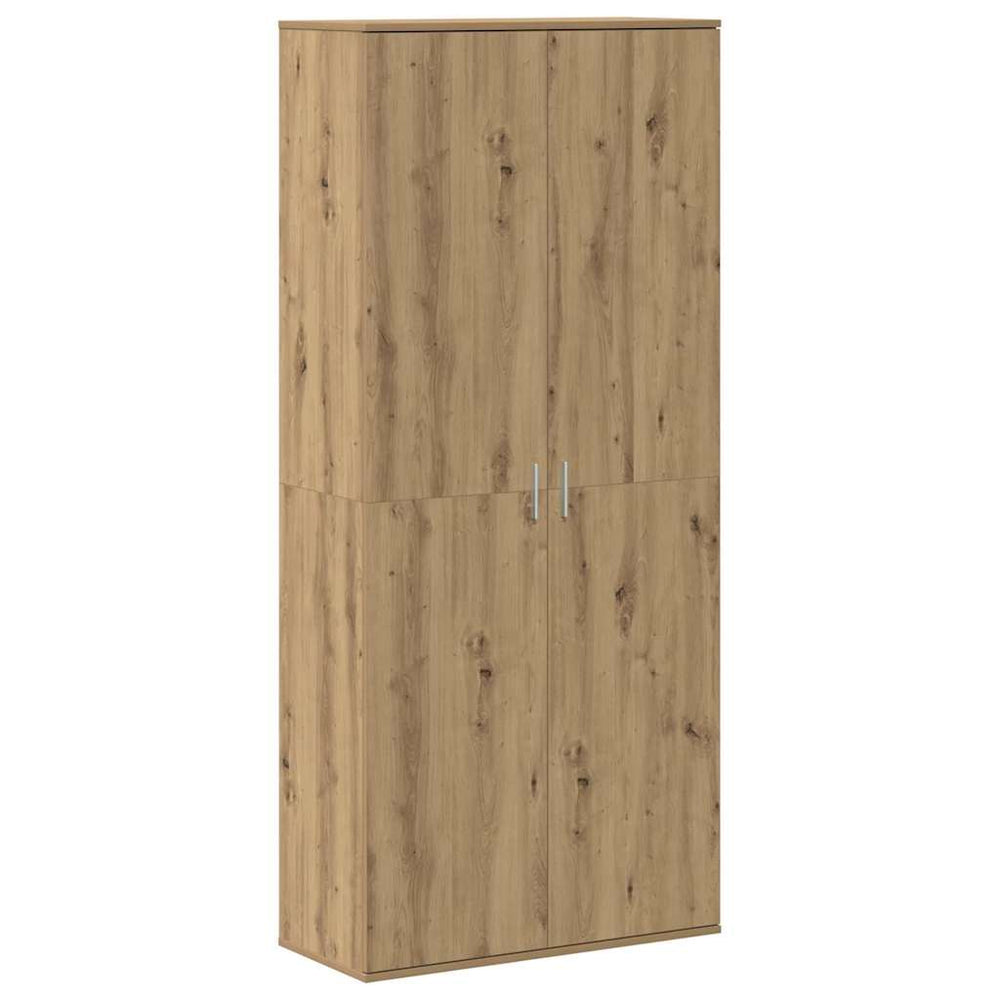 Highboard Eiche 80x35x180cm Holzwerkstoff