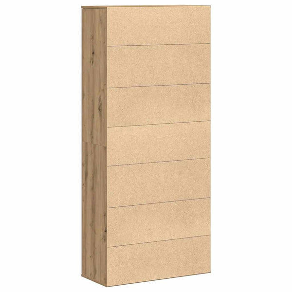Highboard Eiche 80x35x180cm Holzwerkstoff