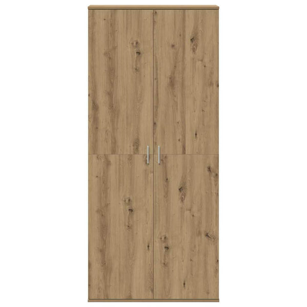 Highboard Eiche 80x35x180cm Holzwerkstoff