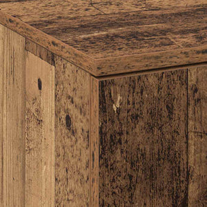 vidaXL Highboard en bois de récupération 60 x 35 x 180 cm Bois d'ingénierie