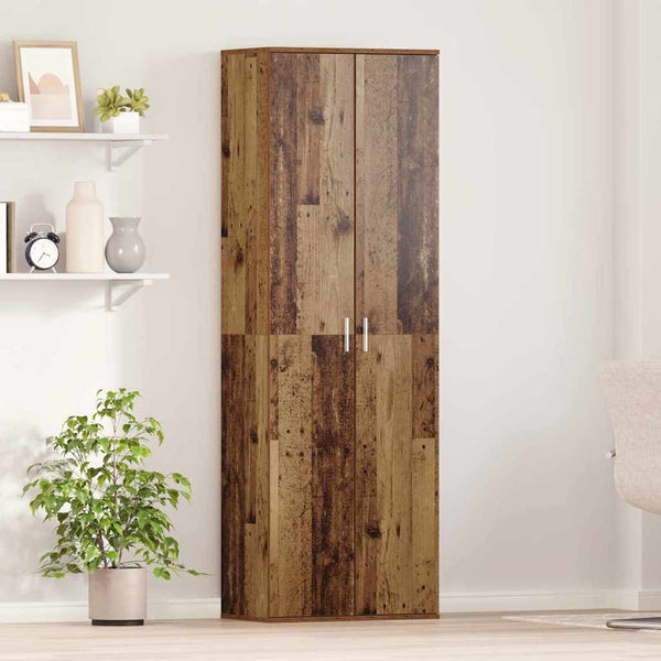 vidaXL Highboard en bois de récupération 60 x 35 x 180 cm Bois d'ingénierie