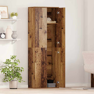 vidaXL Highboard en bois de récupération 60 x 35 x 180 cm Bois d'ingénierie