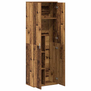vidaXL Highboard en bois de récupération 60 x 35 x 180 cm Bois d'ingénierie