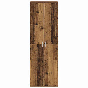 vidaXL Highboard en bois de récupération 60 x 35 x 180 cm Bois d'ingénierie