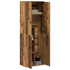 vidaXL Highboard en bois de récupération 60 x 35 x 180 cm Bois d'ingénierie
