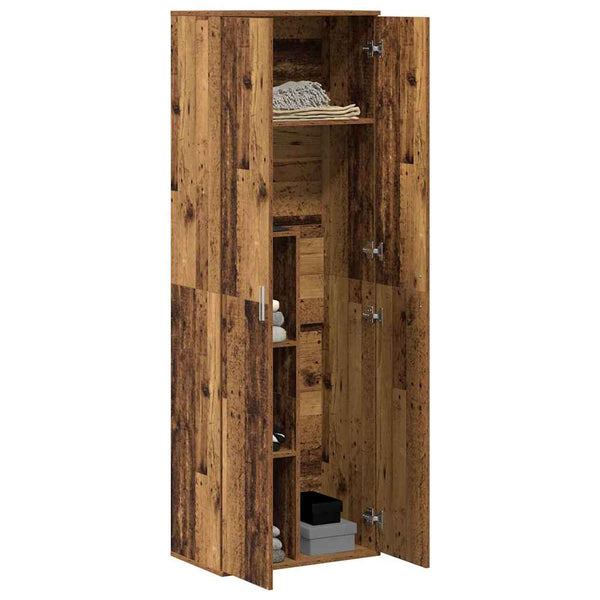 vidaXL Highboard en bois de récupération 60 x 35 x 180 cm Bois d'ingénierie