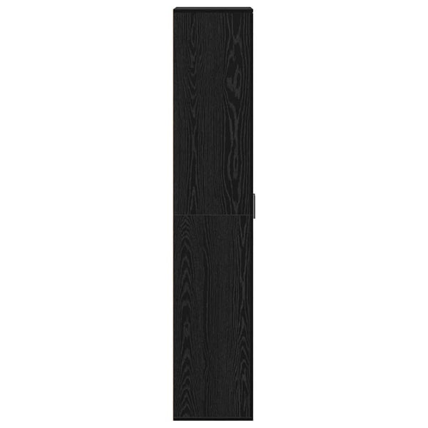 Highboard Schwarz Eichen-Optik 180 cm