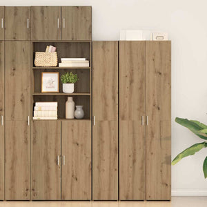 Highboard 2er Set Artisan Eiche 185 cm
