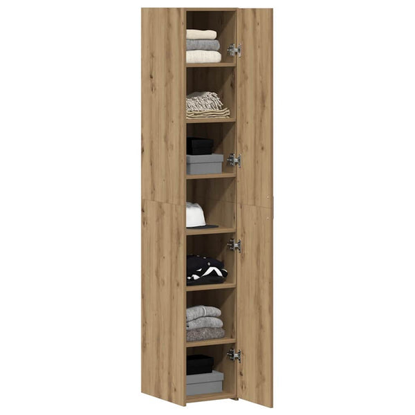 Highboard 2er Set Artisan Eiche 185 cm