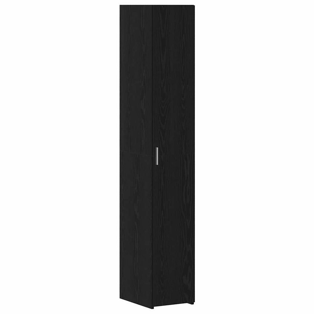 Highboard Schwarz Eichen-Optik, 2er-Set