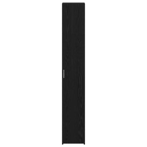 vidaXL Highboard 2 pcs Black Oak Look 30 x 42.5 x 185 cm