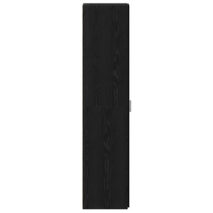 vidaXL Highboard 2 pcs Black Oak Look 30 x 42.5 x 185 cm