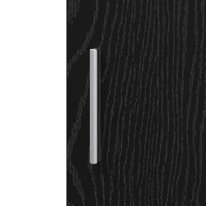 Highboard Schwarz Eichenoptik 185 cm