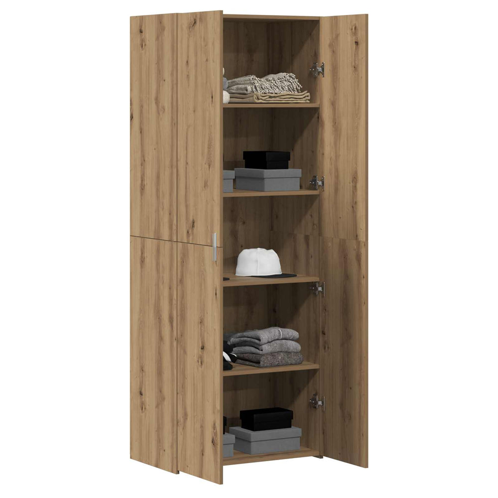 vidaXL Highboard 2 pcs Artisan Oak 70 x 42.5 x 185 cm